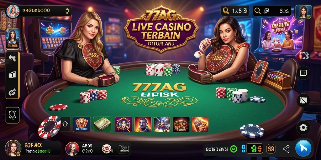 Gameplay Live Casino yang mendebarkan di 77AG