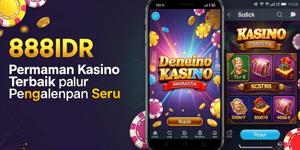 Tampilan menarik dari gameplay kasino di 888IDR.