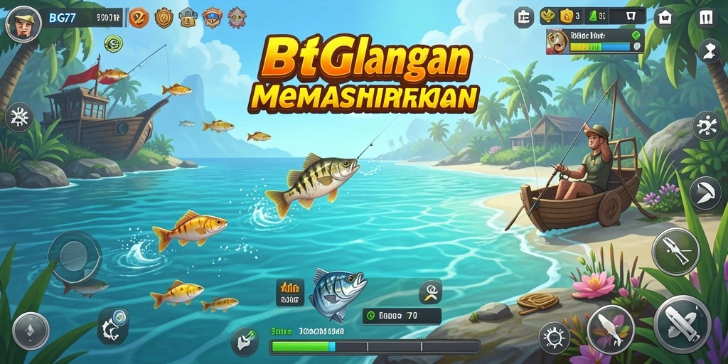 Tangkapan ikan yang menakjubkan dalam gameplay BIG77.