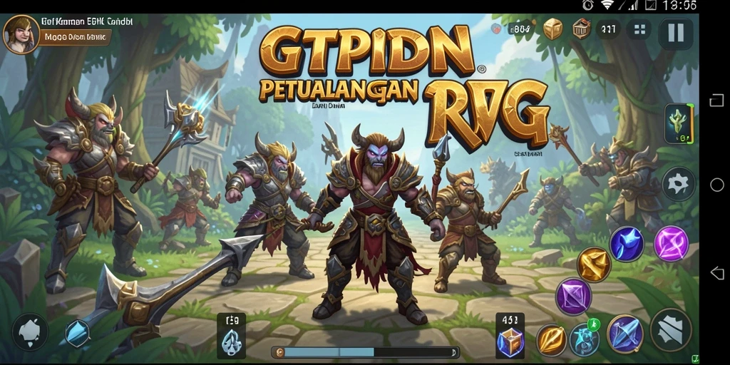 Tampilan gameplay GTPIDN yang penuh aksi dan petualangan.