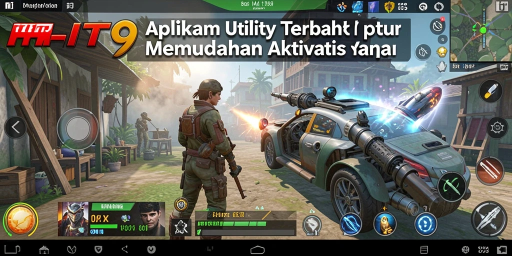 Tampilan antarmuka pengguna HIT9 dengan fitur pengingat dan manajemen tugas.