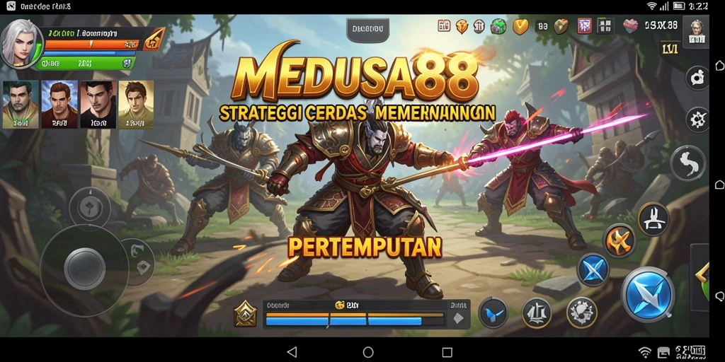 Tampilan gameplay strategis dalam MEDUSA88 yang mengasyikkan.