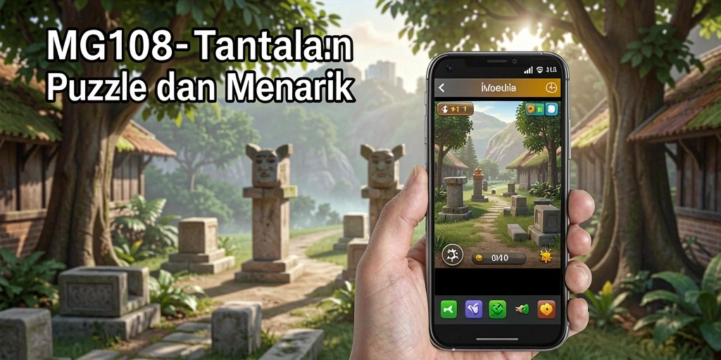 Tampilan gameplay Puzzle MG108 yang seru dan menantang.