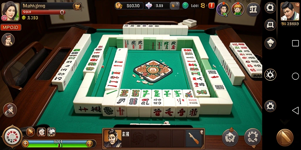 Screenshot MPOID menampilkan gameplay Mahjong yang seru dan menantang.