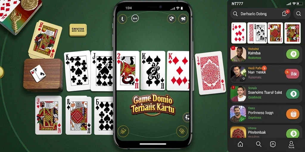 Screenshot gameplay MT777 menampilkan pemain yang sedang bertanding di meja Domino.