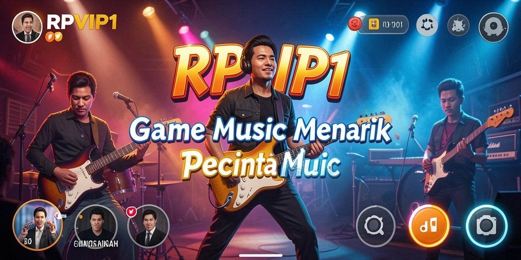 Tampilan gameplay RPVIP1 yang menarik dengan grafis warna-warni.