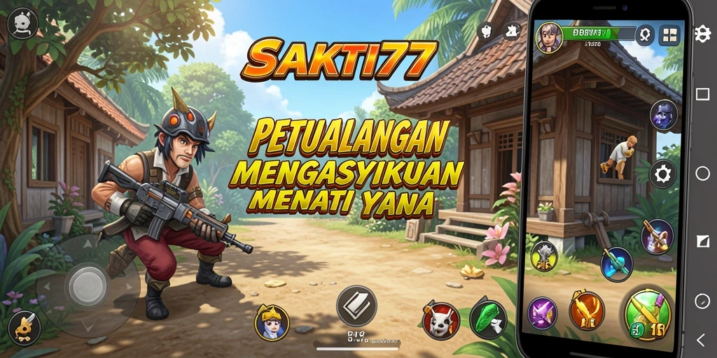 Tampilan gameplay yang mendebarkan dalam SAKTI77.