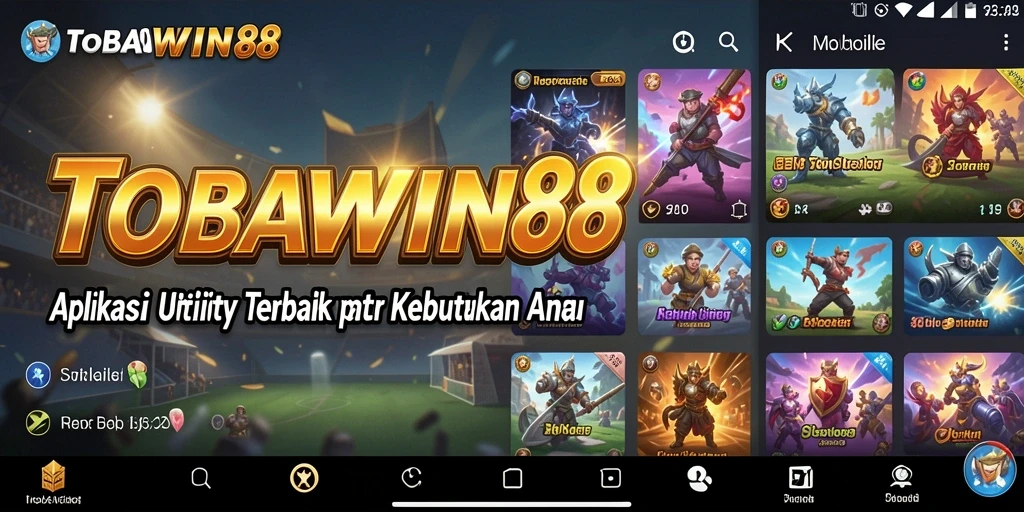 Tampilan antarmuka TOBAWIN88 yang intuitif dan mudah digunakan.