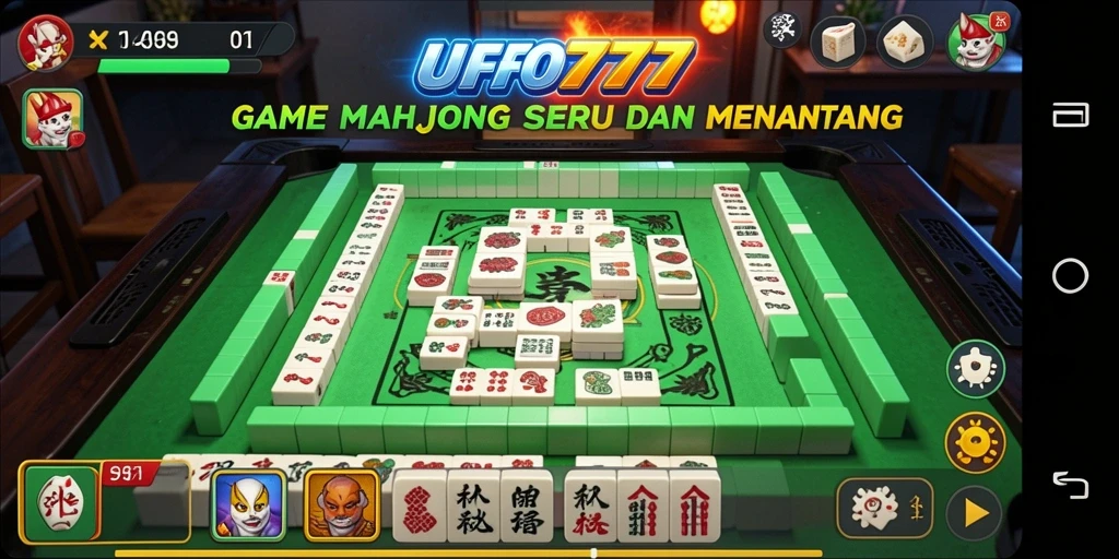 Tampilan gameplay <strong>Mahjong</strong> yang menawan dari UFO777.